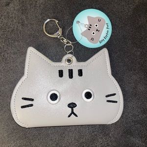 CATLADY KITTY KEYCHAIN POUCH